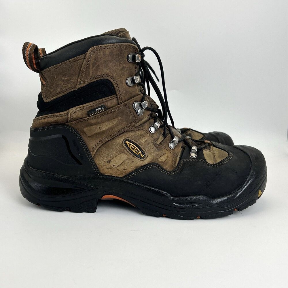 KEEN Utility Coburg 6” Boots Mens Sz 11.5 EE Steel Toe Work Waterproof 1018023EE